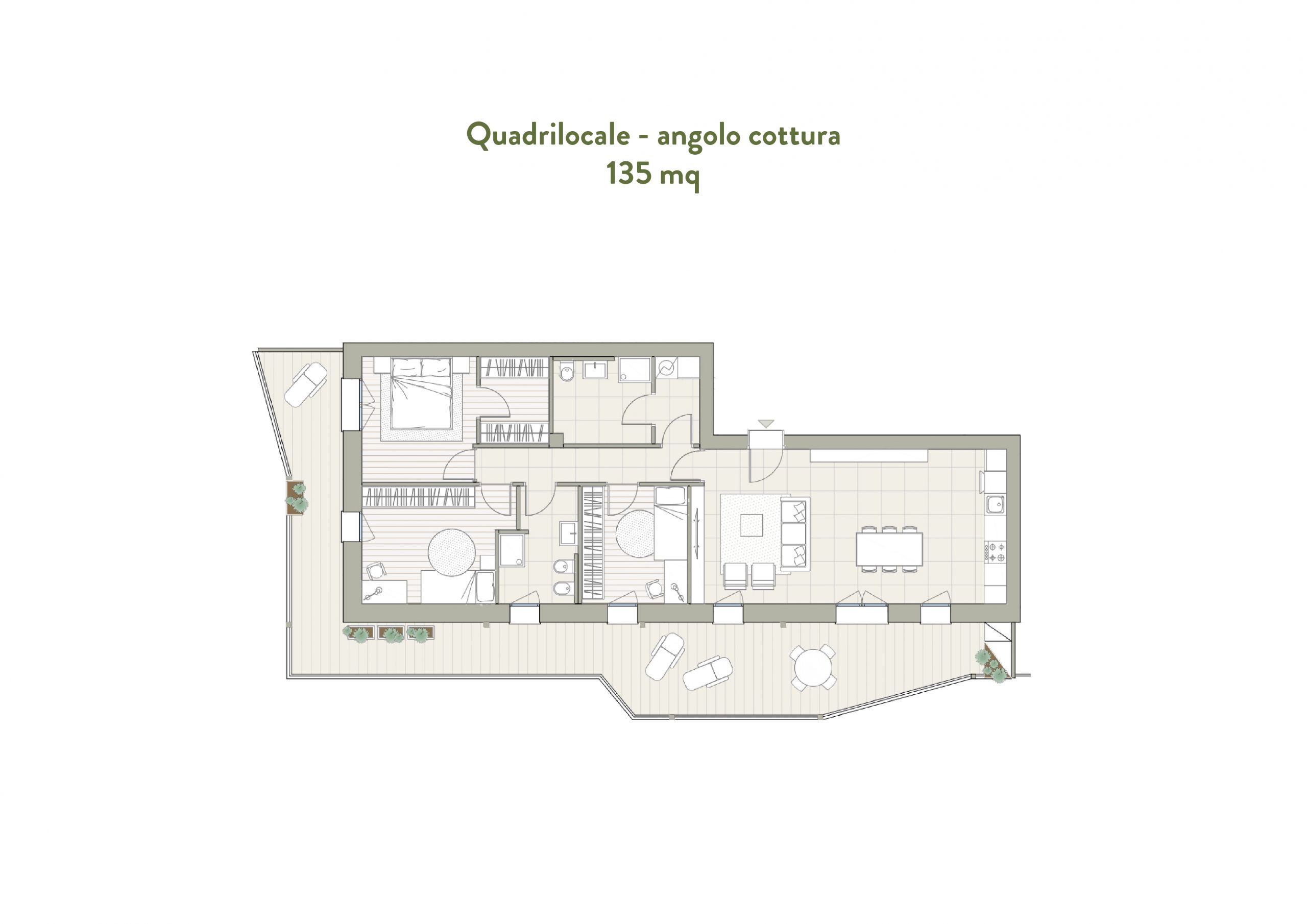 Le Altane di Lambrate_Quadrilocale AK 135 mq