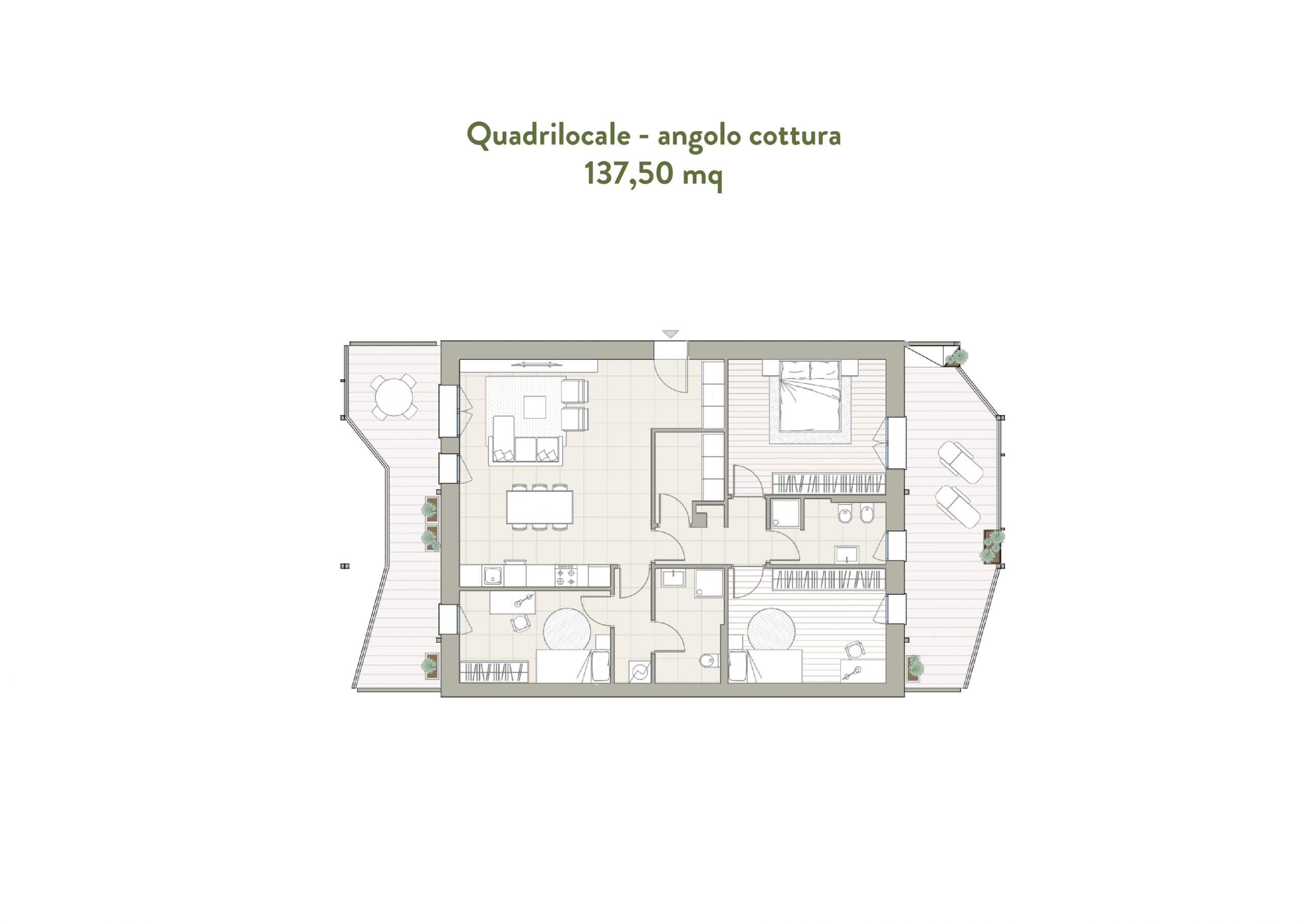 Le Altane di Lambrate_Quadrilocale AK 137,50 mq