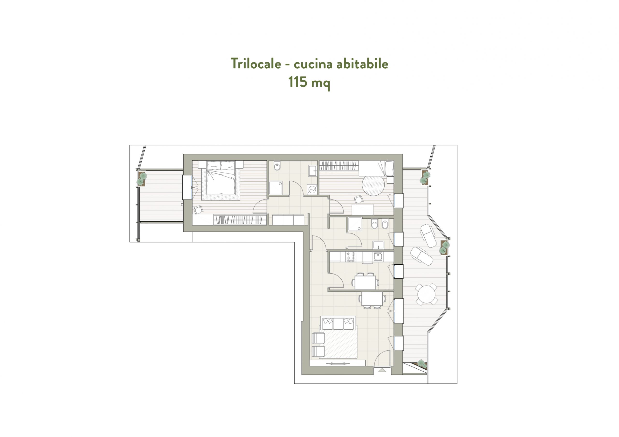 Le Altane di Lambrate_Trilocale K 115mq