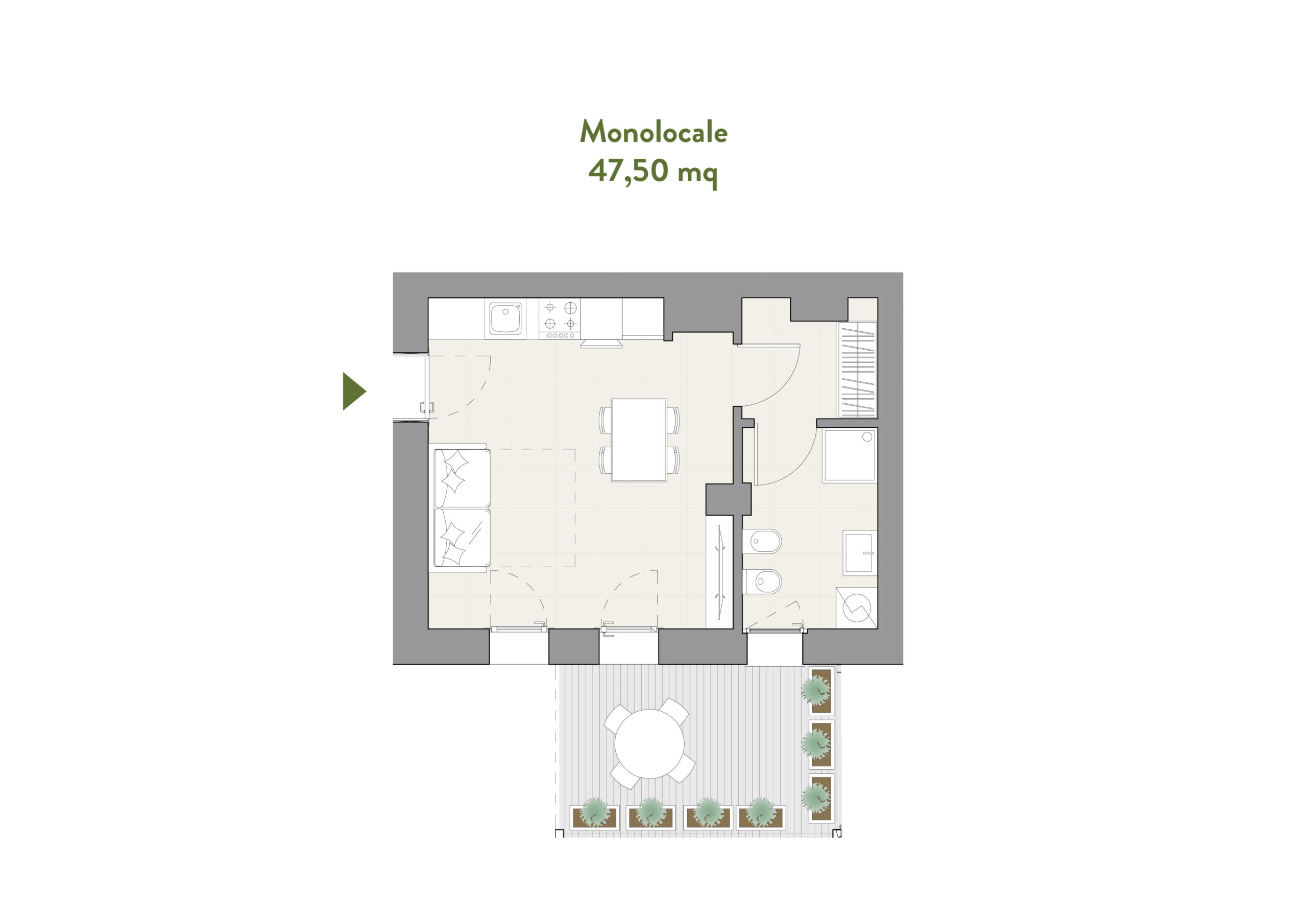 Le Altane di Lambrate_monolocale 47,50